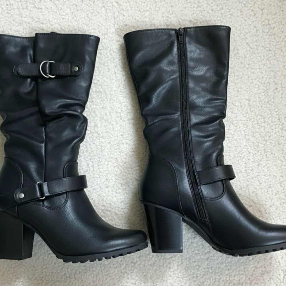Kohls - Apt 9 Heeled Slouch Boots